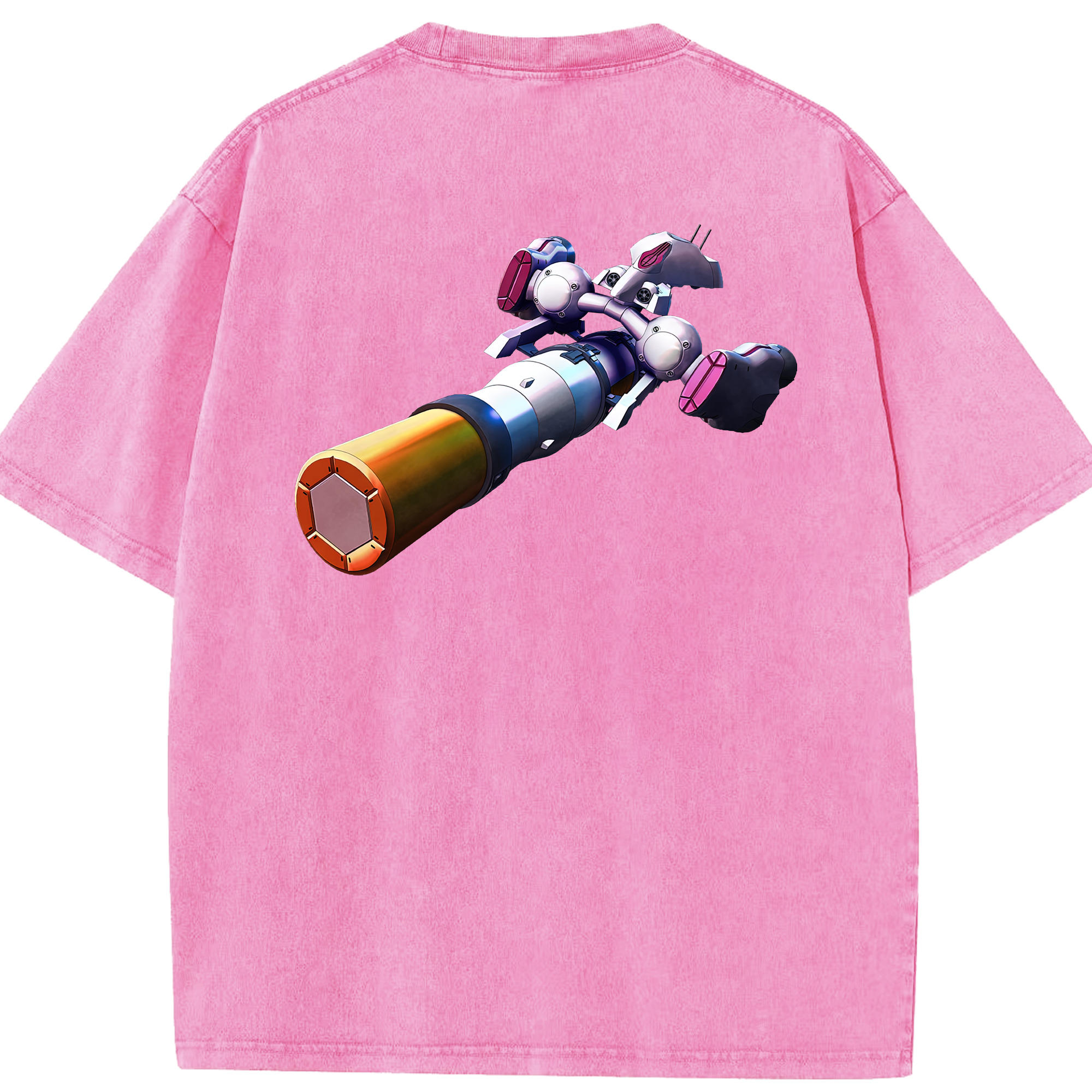（画像用） 機動戦士ガンダム Mobile Suit Gundam 綿100% ヴィンテージ風 半袖Tシャツ（背面プリント）